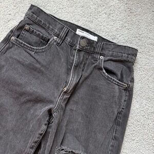 Garage Denim Vintage Straight Black Y2K Faded Women's Size 0 Jeans